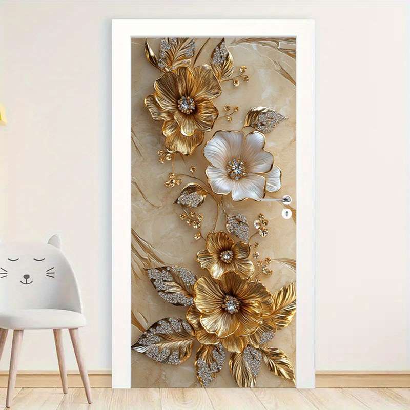 1Pc 76.96x199.9cm Door Window Sticker