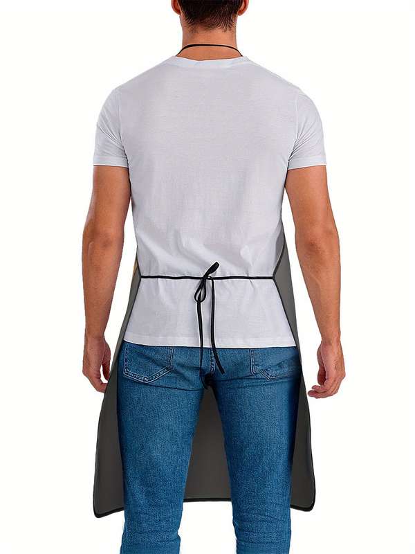 1pc Funny Dachshund Chef Print Kitchen Apron High Quality Polyester Unisex Bib Apron for Cooking