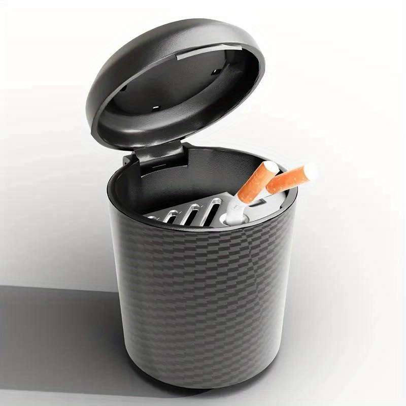 1pc Car Ashtray Portable Smokeless Car Ashtray Flame Retardant Cigarette Cup Container Cigar Ashtra