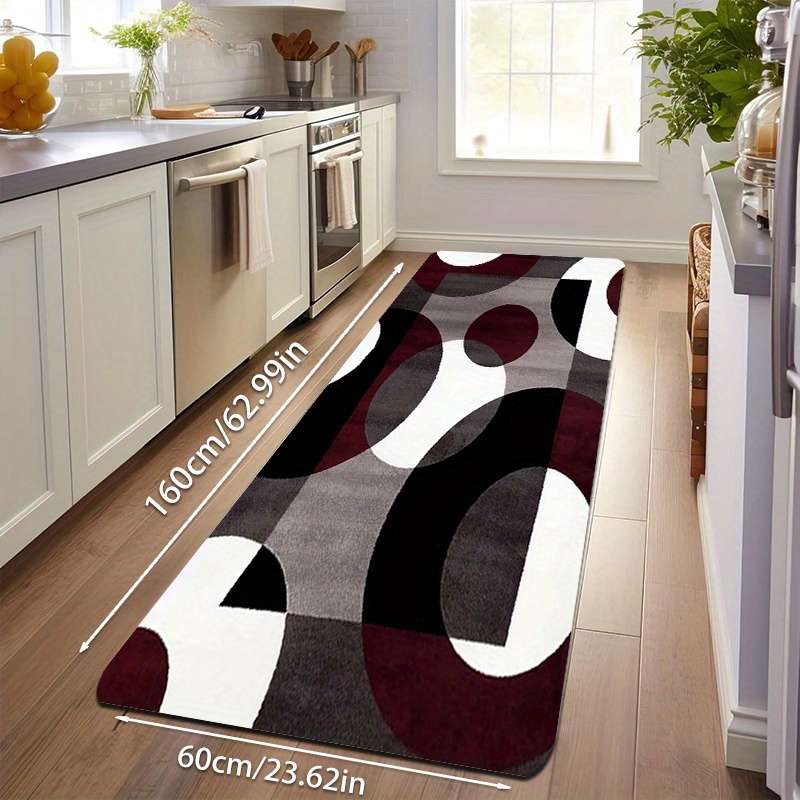 1Pc Flannel 60x160cm 23.62x62.99inch Floor Mat