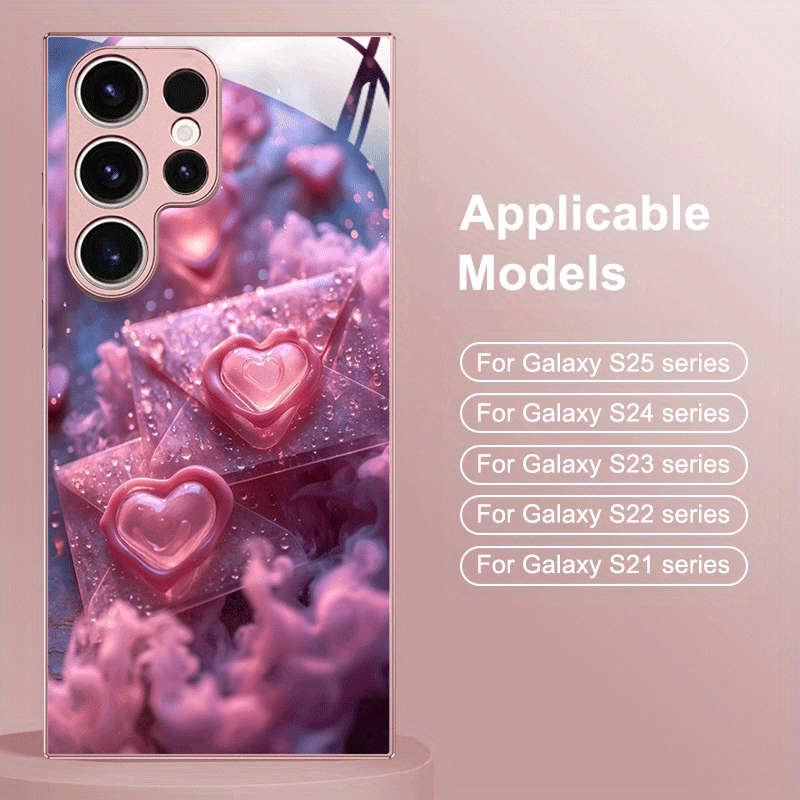 1pc Pink Color For Samsung Galaxy A52 5G Phone Cases