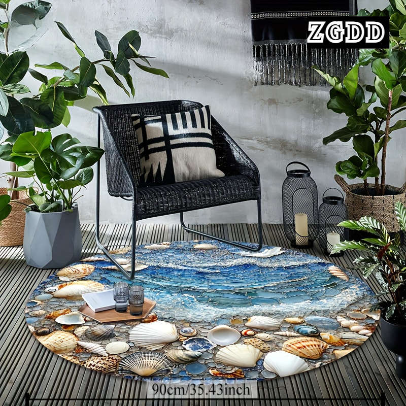 1Pc 60x60cm 23.62x23.62inch Floor Mat