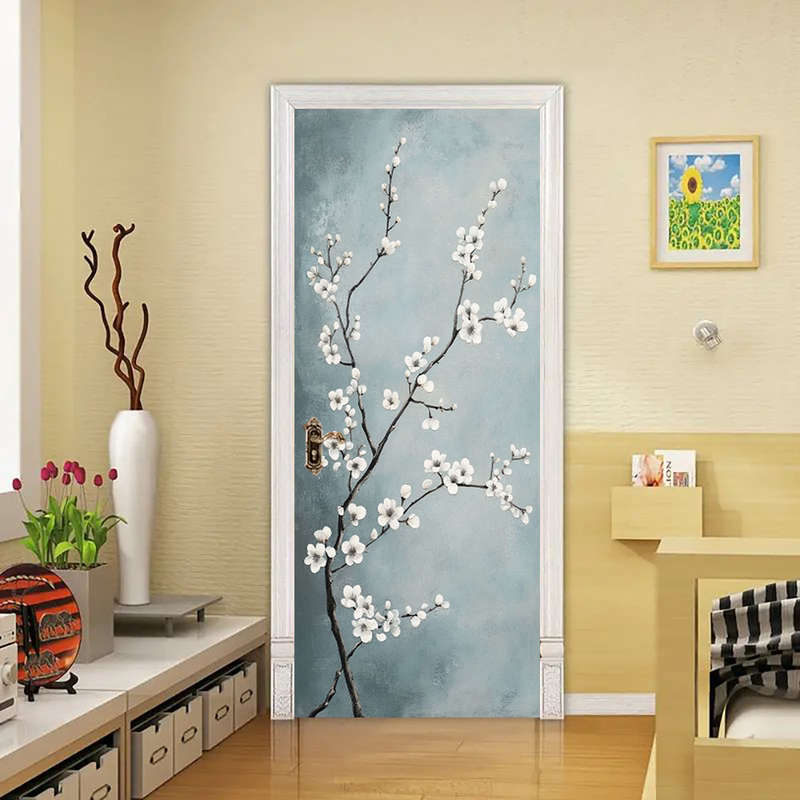 1Pc 76.96x199.9cm Door Window Sticker