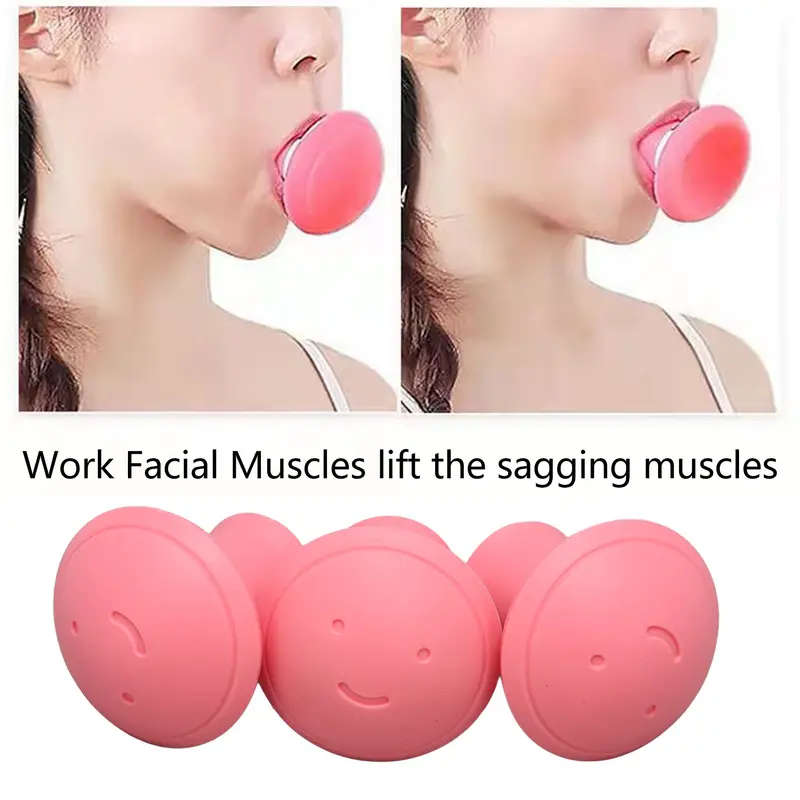 1pc V Face Slimming Tool Lift Skin Firming Shape Lifting Jaw Trainer Massager Instrument Double Chin