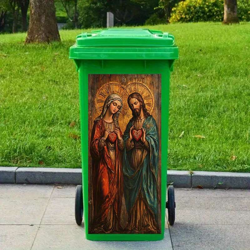 1pc 30.99x69.85cm Jesus Christian Themed Stickers