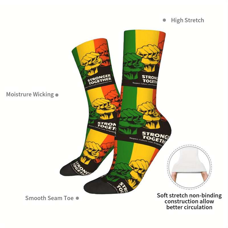 1 Pair Multicolor One Size Socks
