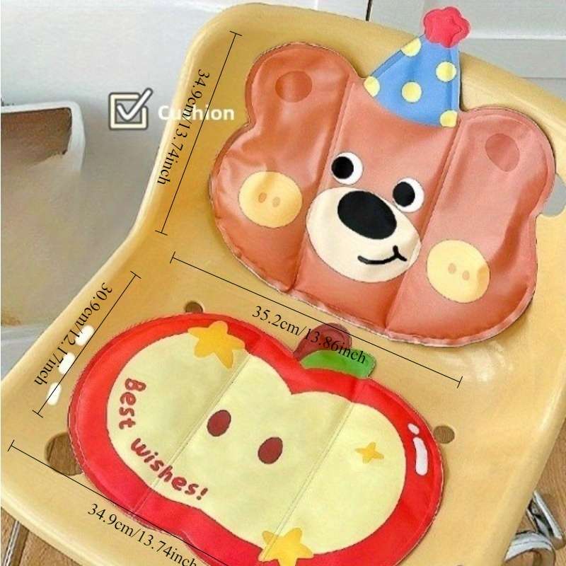 2 Pieces Of Bears  Ad'd  Apples Cooling Pad