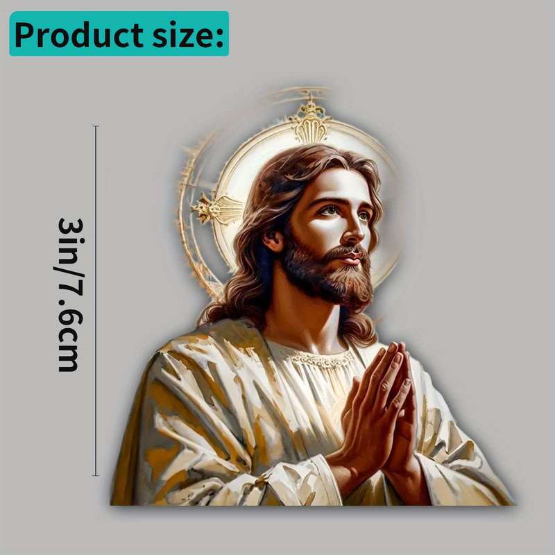 1pc Jesus Christian Themed Stickers