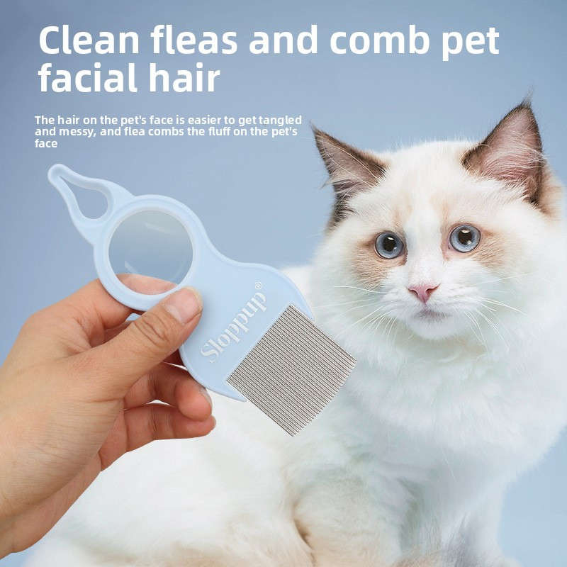 1pc Blue Size 92351Pet Comb