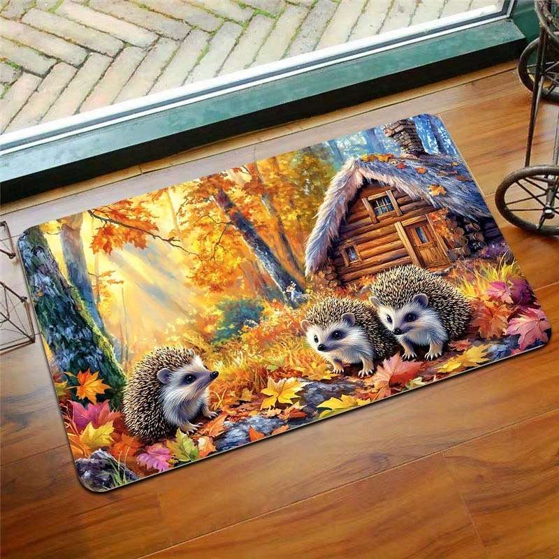 1Pc Yellow 19.69x31.49inch 50x80cm Floor Mat