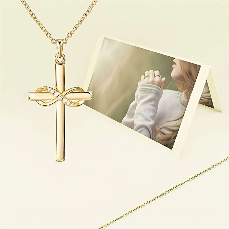 1 Piece Golden Jesus Theme Pendant