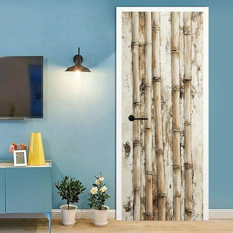 1Pc 76.96x199.9cm Door Window Sticker