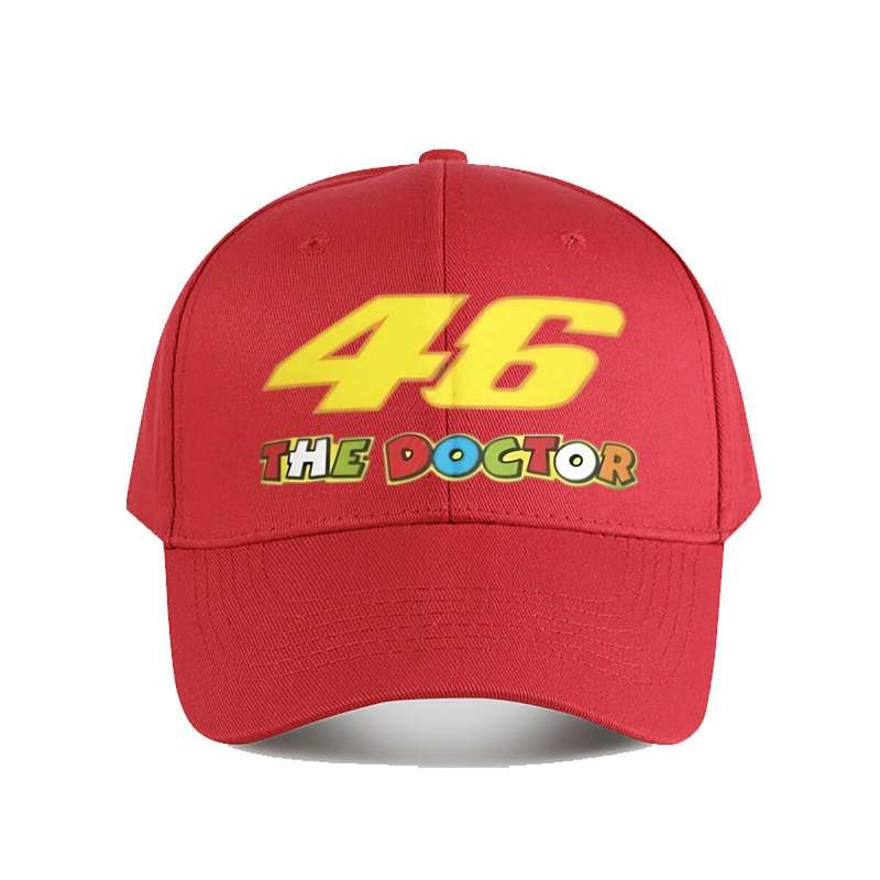 1pc Lucky 46 The Doctor Tie Dye Baseball Cap Lightweight Polyester Sports Dad Hat with Slight Stre