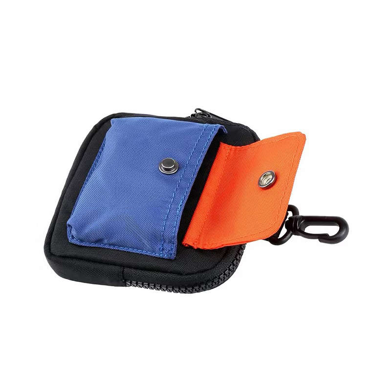 1pc Multi-Functional Outdoor Key and Coin Organizer Pouch with Headphone and Card Holder Durable N