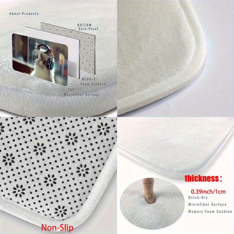 1Pc 40x60cm 15x23inch Floor Mat