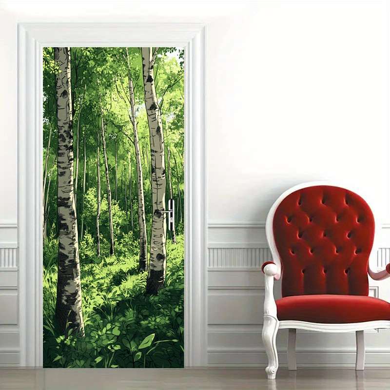 1Pc 76.96x199.9cm Door Window Sticker