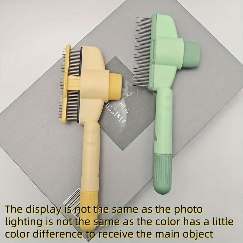 1pc Yellow Comb Pet Comb