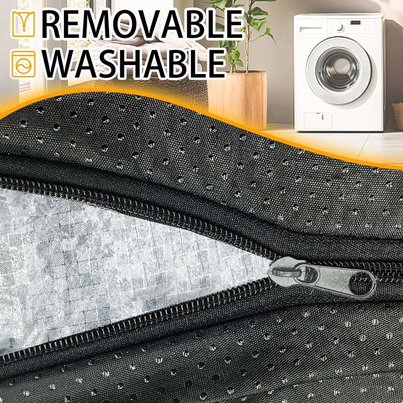 1PC Pet Mat White And Gray Size S  50.8cm X 39.88 cm
