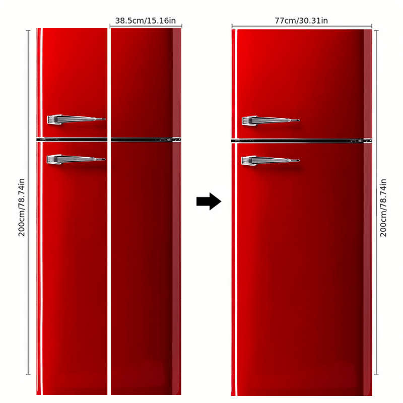 1Pc 77x200cm Door Window Sticker