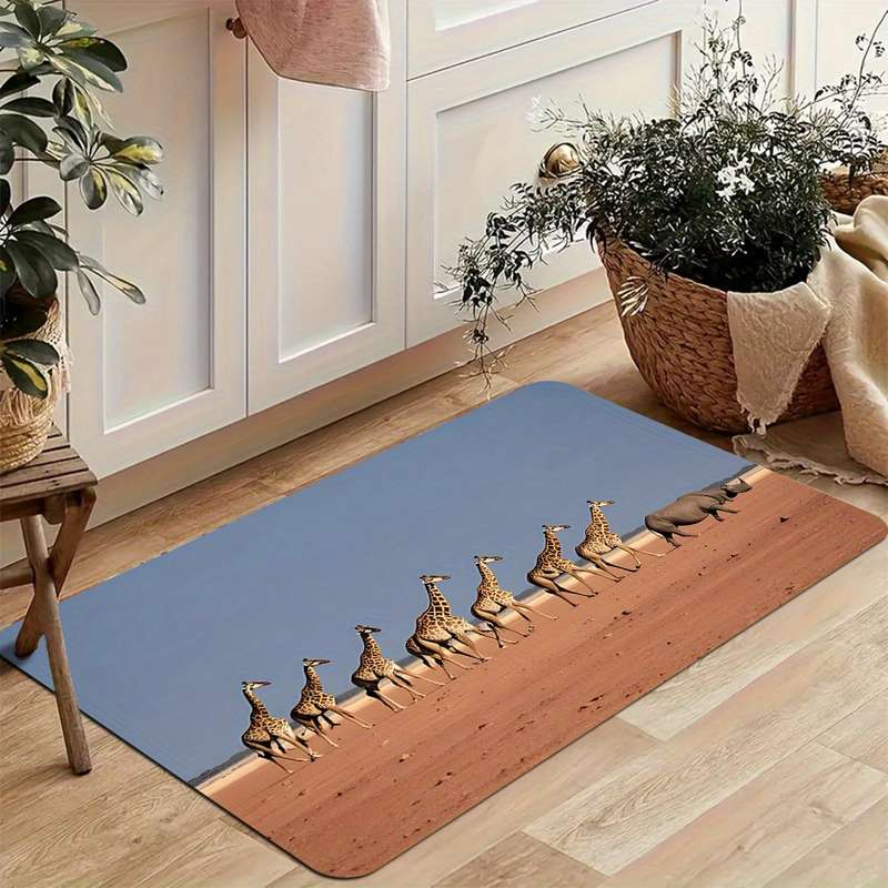 1Pc 19.69x31.50inch 50x80cm Floor Mat