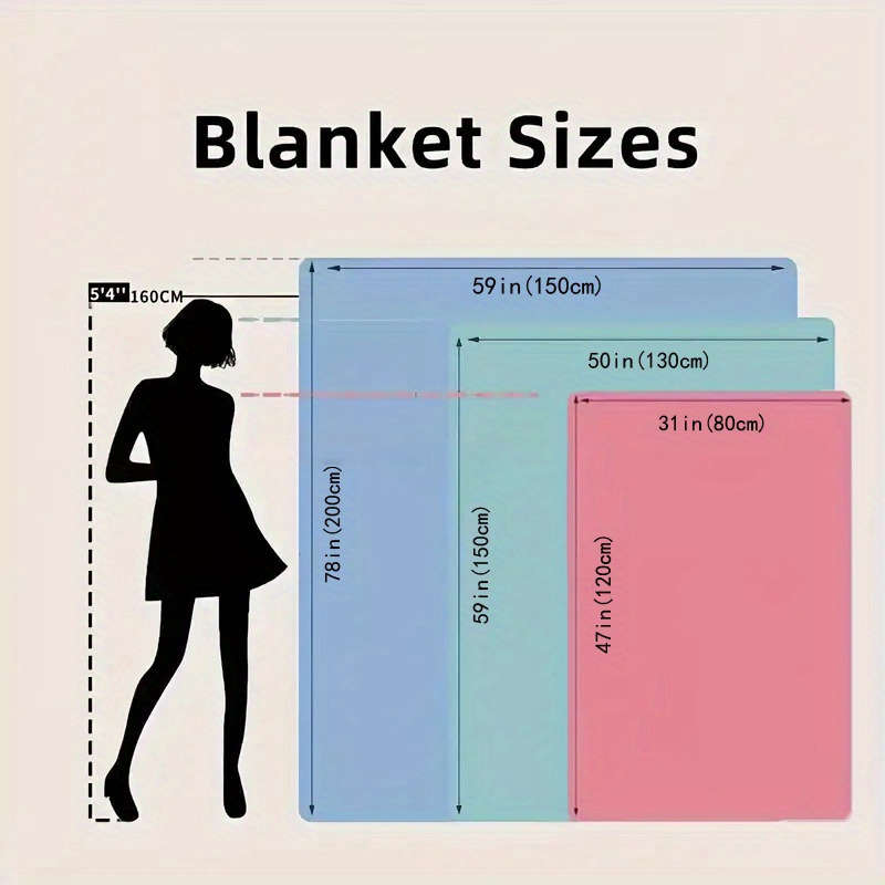 1ps Blanket Size 130Cmx150Cm