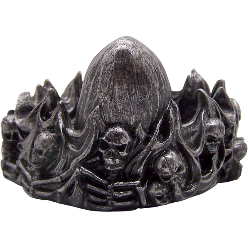 1pc Gothic Skeleton Reaper Ashtray Polyresin Halloween Decor Artistic High-End Smoking Accessory