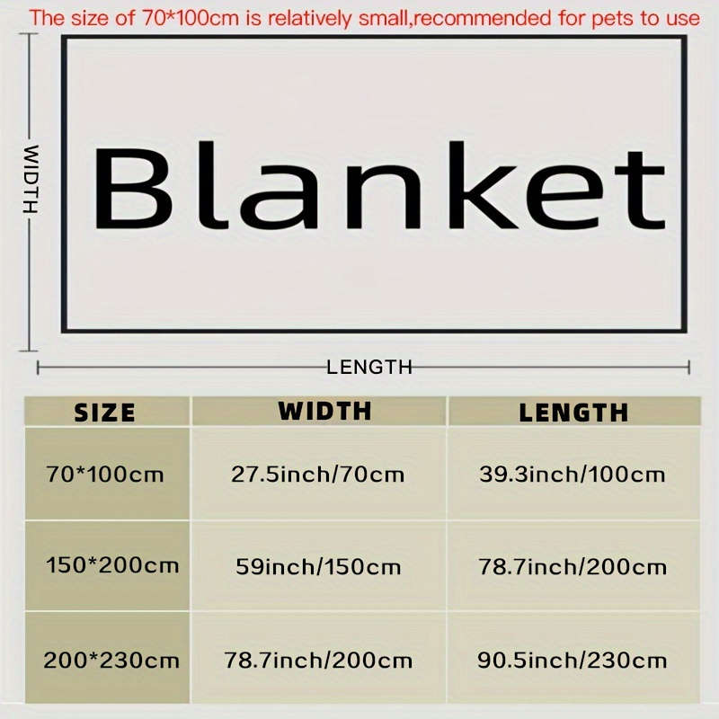 1ps Blanket Color Little Daisy size 150x200cm