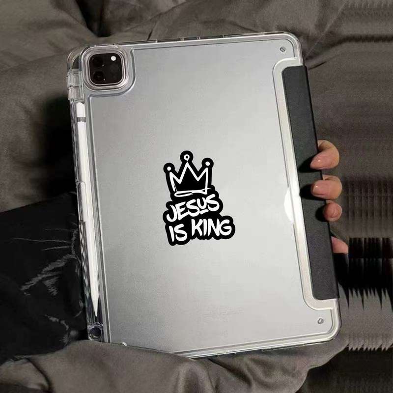 3pcs Light Film Jesus Christian Themed Stickers