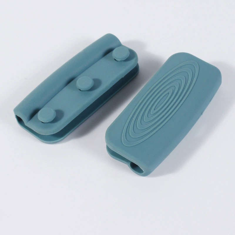 1 Pair Silicone Handle Holders Non-Slip Heat Resistant Durable for Cast Iron Woks Pans an