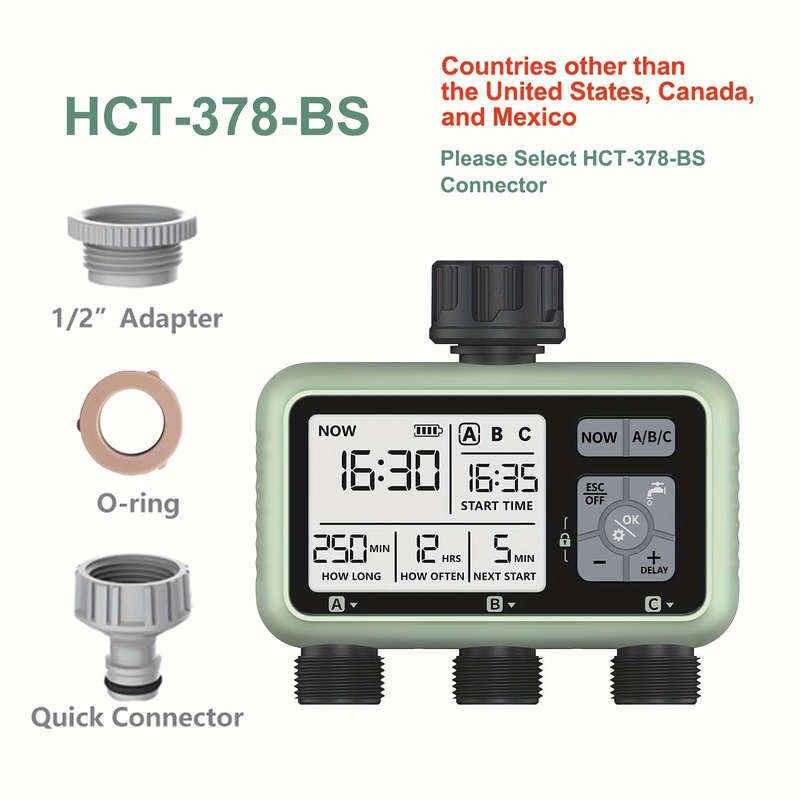 1Pc Water Timer Adjustable 3Mode Program Control