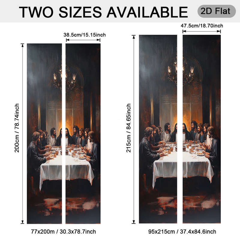 1pc 30.3x78.7 inches   77x200 cm   Jesus Christian Themed Stickers