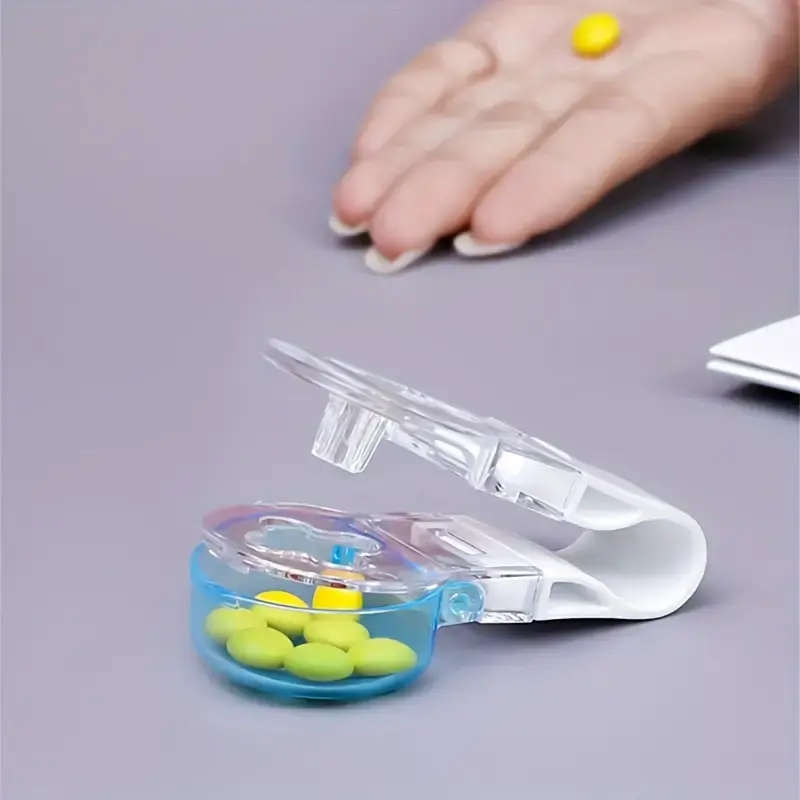 Portable Pill Dispenser with Built