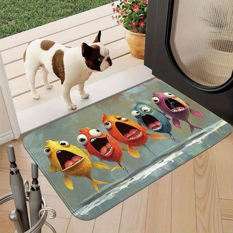 1Pc 15.74x23.62inch 40x60cm Floor Mat