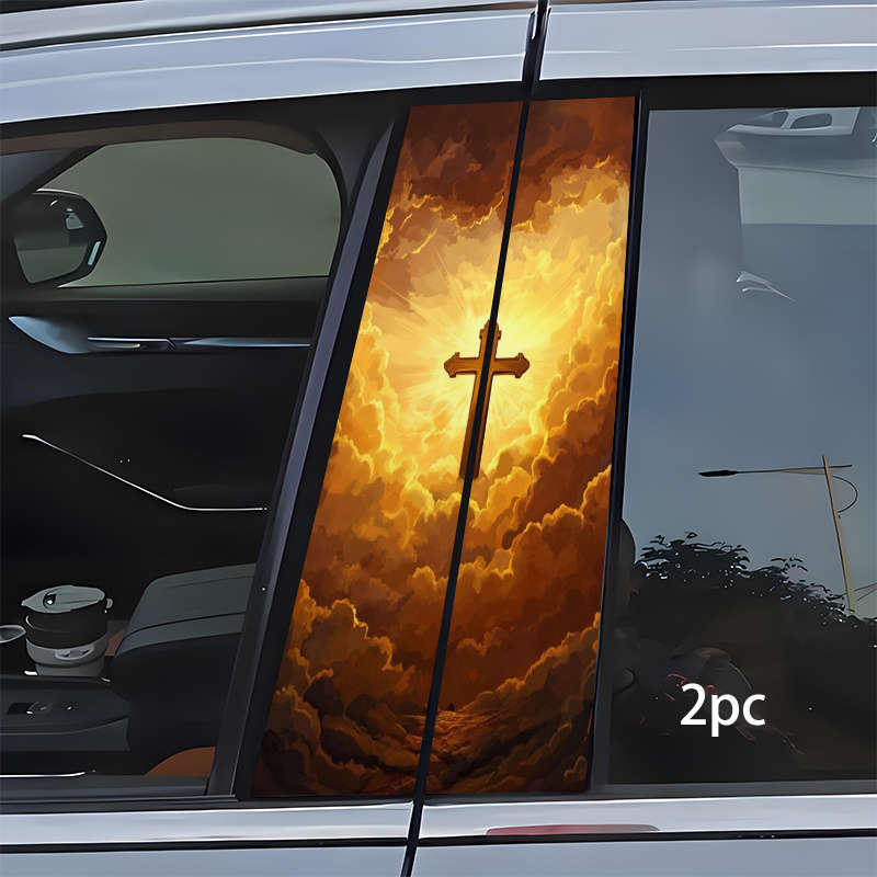 2pc  Jesus Christian Themed Stickers