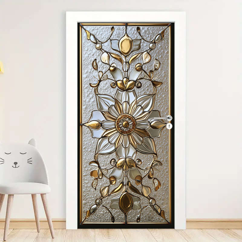 1Pc 76.96x199.9cm Door Window Sticker