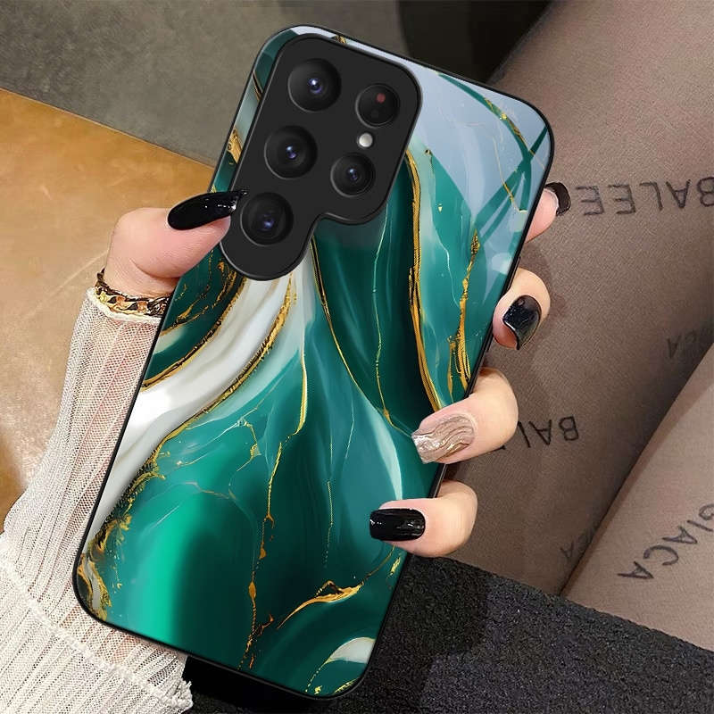 1pc Black For Samsung Galaxy S24 Ultra Phone Cases