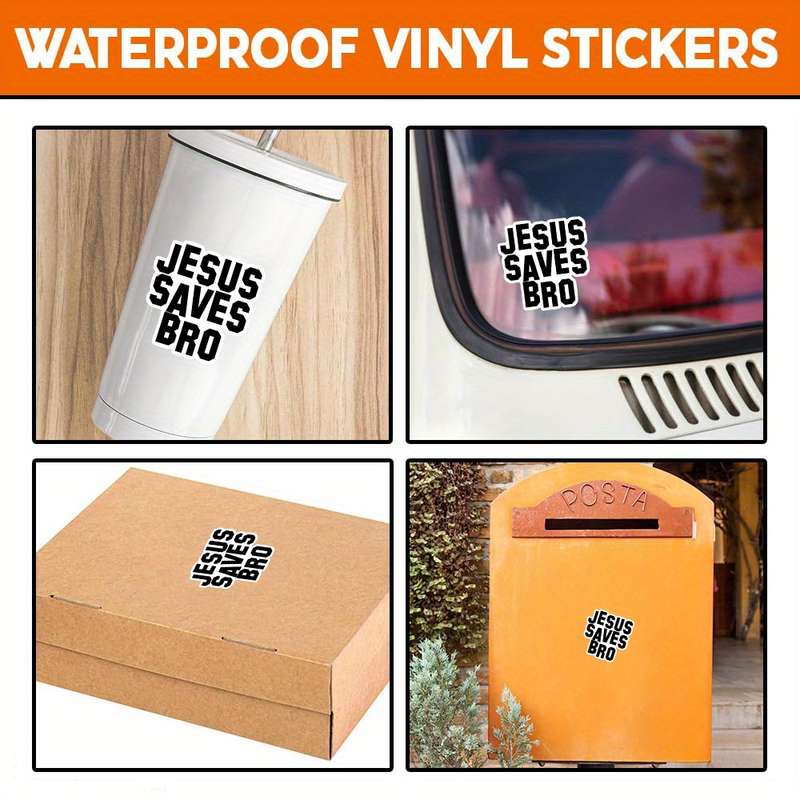 1pc Jesus Christian Themed Stickers