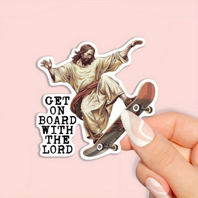 1pc Jesus Christian Themed Stickers