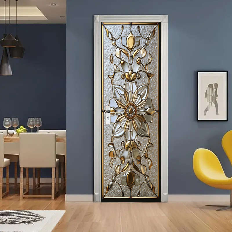 1Pc 76.96x199.9cm Door Window Sticker