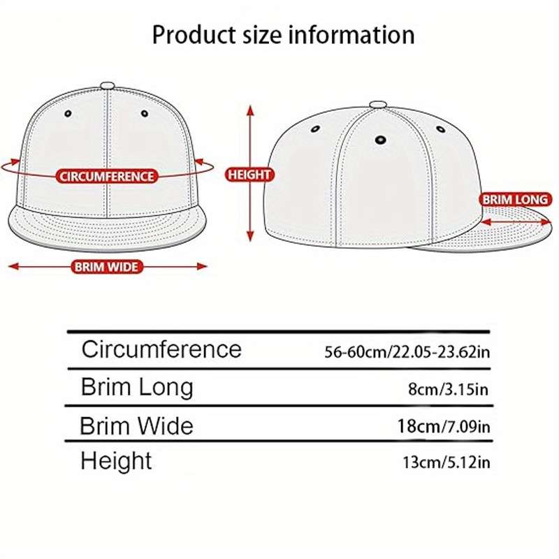 1pc Adjustable Hip-Hop Baseball Cap with Cute Bear Pattern Sun Protection Lightweight Flat Brim