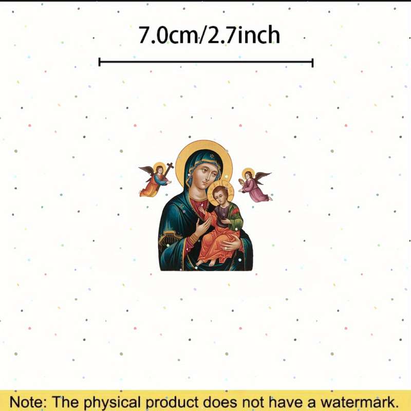 1pc Jesus Christian Themed Stickers