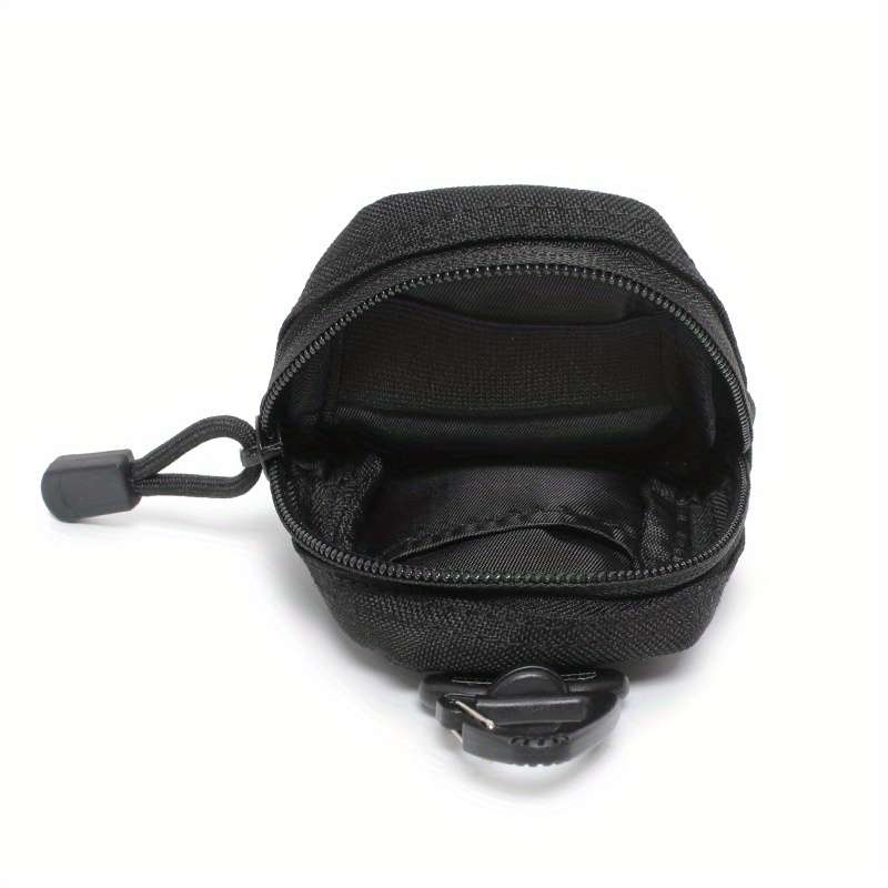 1pc Tactical Waist Pack Polyester EDC Utility Pouch Running Fanny Pack with Card Holder Earphone
