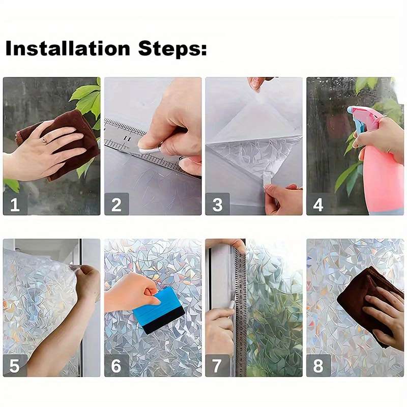 1pc Size 45x100cm Door Window Sticker