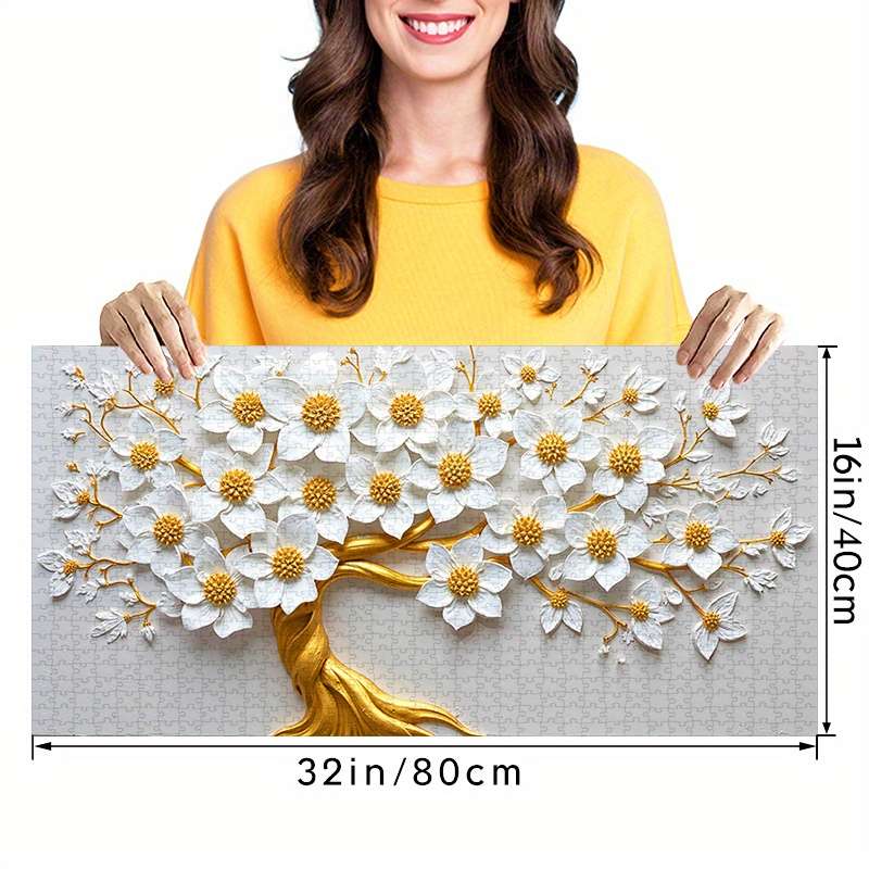 1000 Piece Paper Jigsaw Puzzle For Adults 80x40cm Scratch Water Resistant Advanced Skil