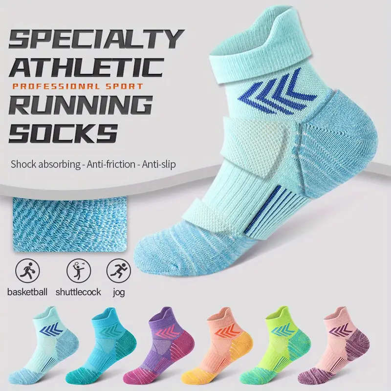 6 Pairs Of Professional Sports Socks