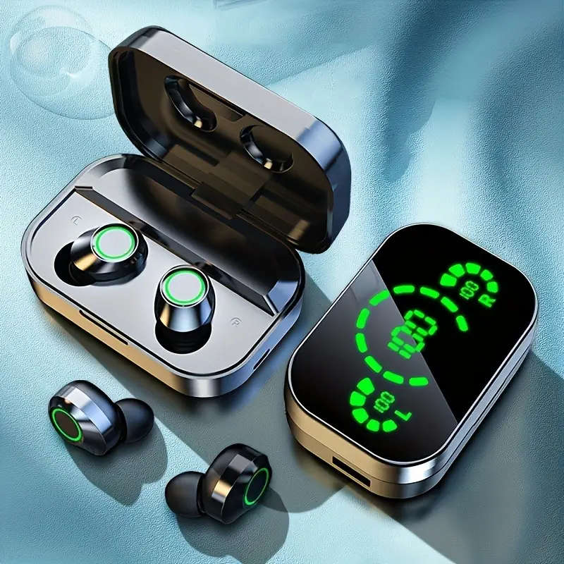 Wireless Headphones with Extended Battery Life Hi-Fi Stereo Sound And Microphone for Android And Ios