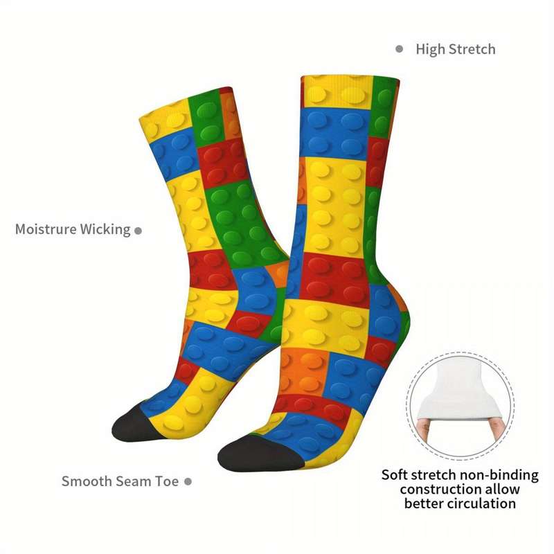 1 Pair Multicolor One Size Socks