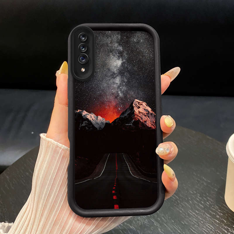 1pc Black For Samsung Galaxy A55 5G Phone Cases