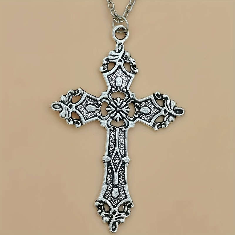 1 Piece Silvery Jesus Theme Pendant