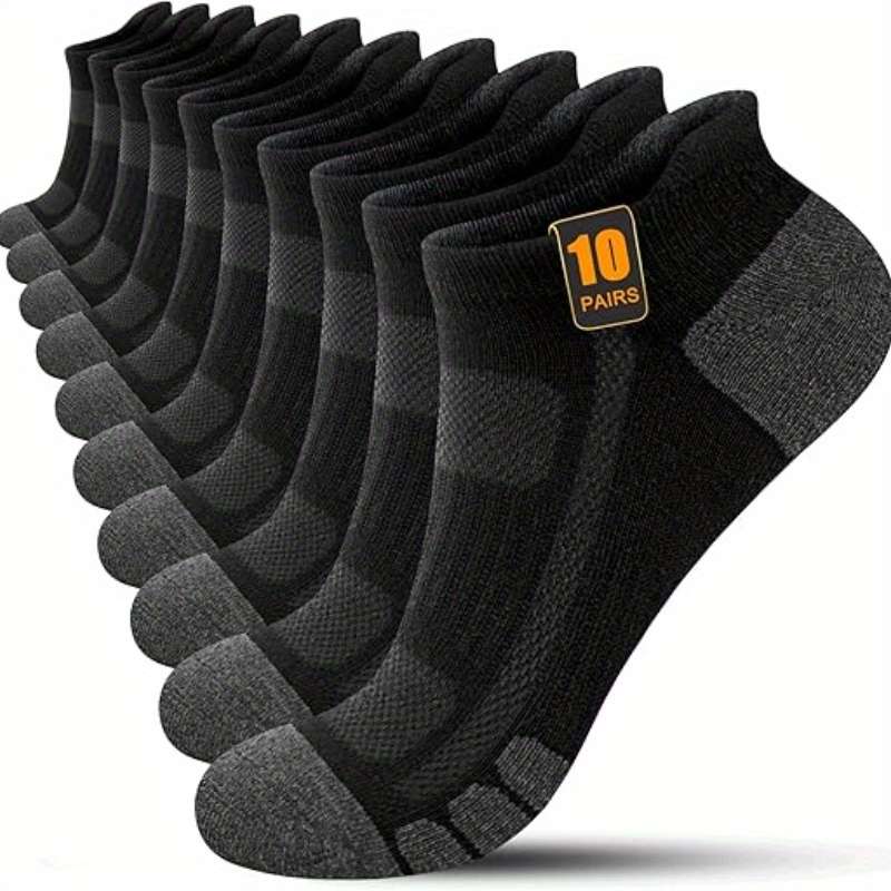 10 Pairs Of White One Size High Elastic Socks